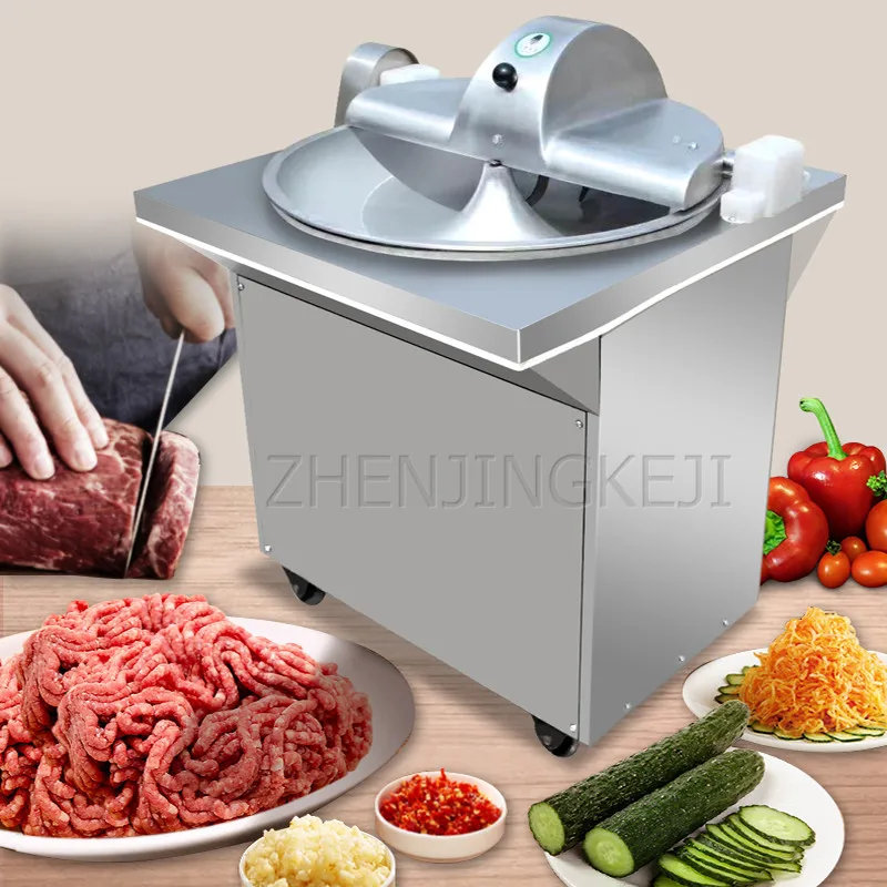 

Commercial Basin Style Food Stuffing Machine Stainless Steel Electric Minced Meat Cut Dumplings Chop Vegetables Hit Dish Device