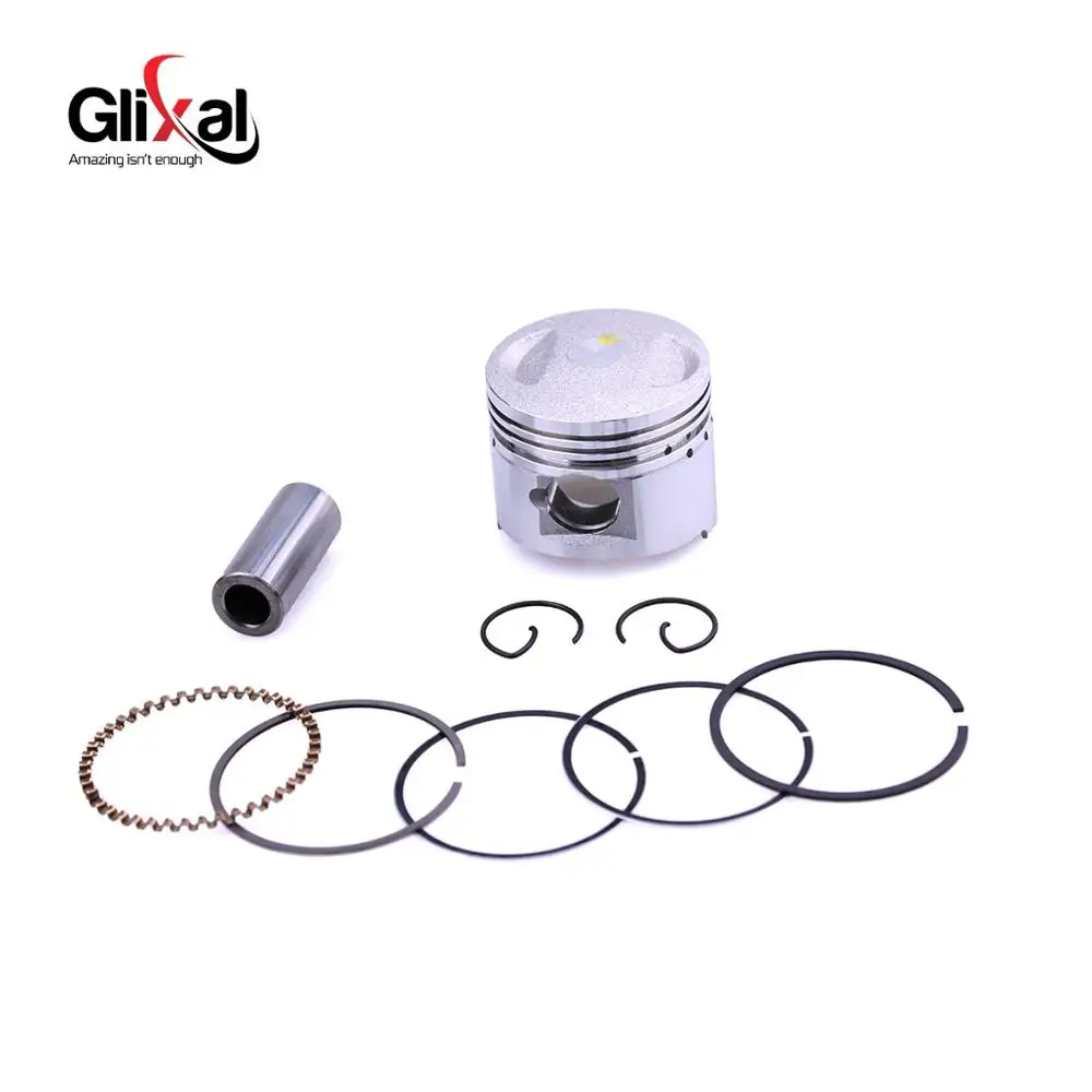 Glixal GY6 Moped 49cc 50cc 139QMB 139QMA 39mm Piston Kit Ring for TANK ROKETA JALON STRADA TaoTao Peace Scooter