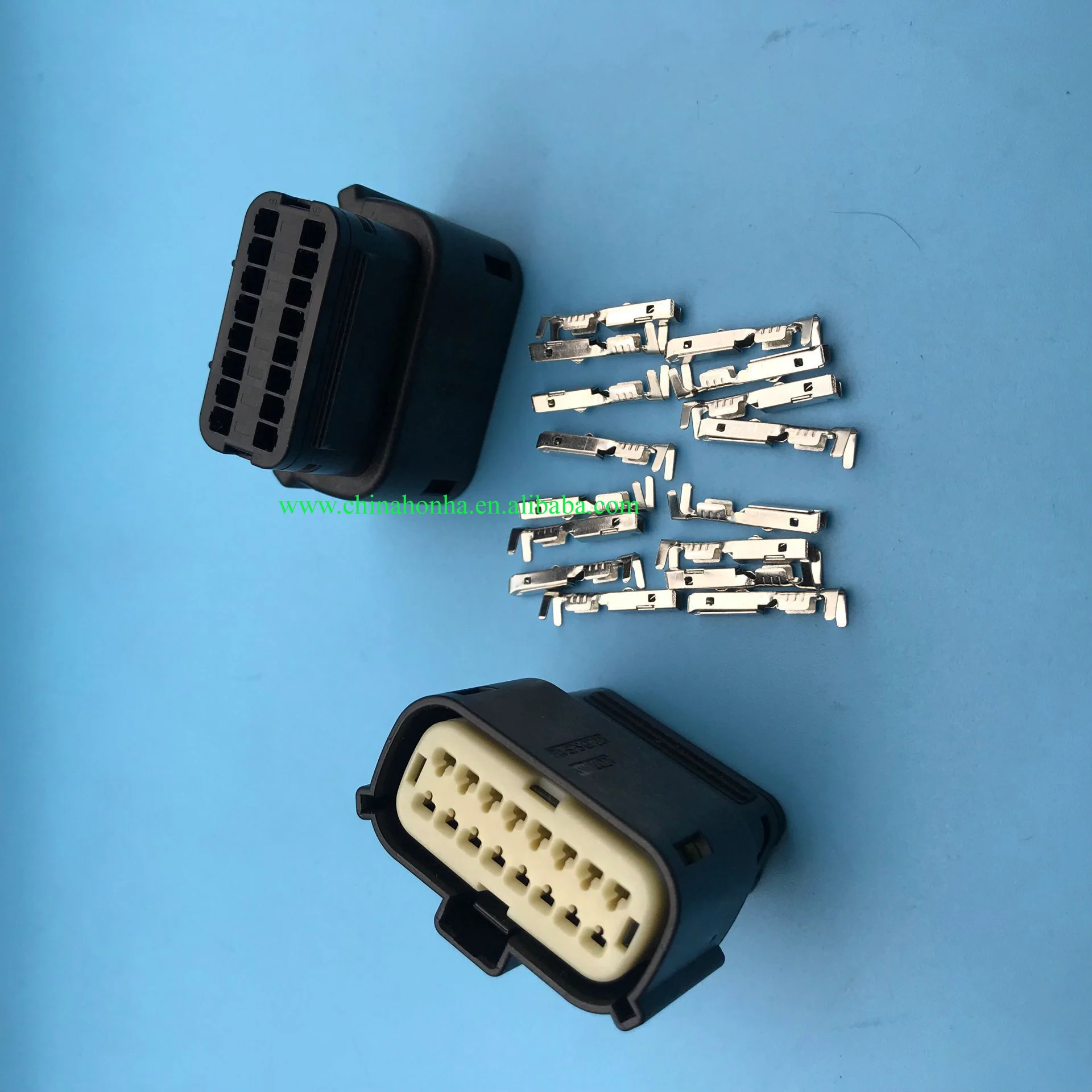 16 Pin Headlight Socket Automotive Female Connector For Ford Focus Mondeo EDGE Fiesta
