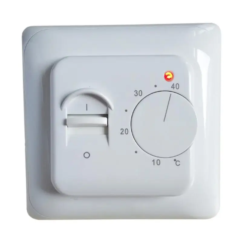 Heat Electric Floor Heating Manual Room Thermostat Warm Floor Cable 220V 16A Temperature Controller