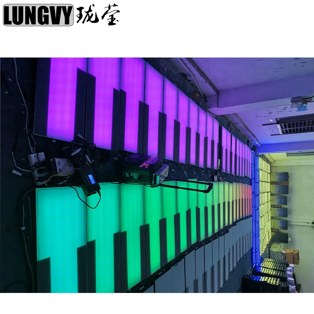 Sensor RGB 3IN1 Full Color Interactive Piano Led Dance Floor Wedding Party Led Dancing Floor Stage Effect