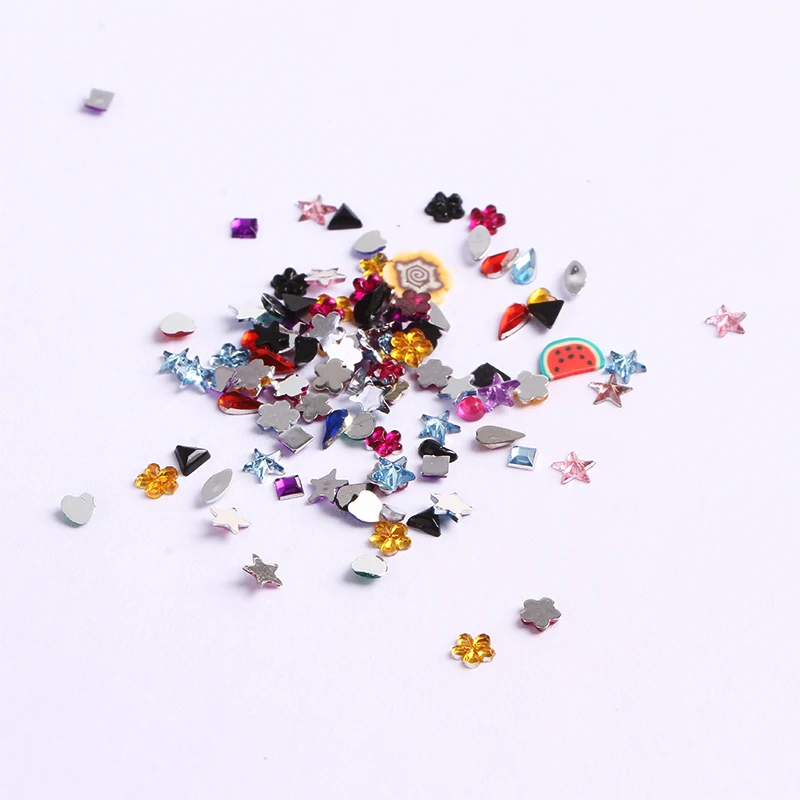 Nails Art Accessories Ongle Decoration Nail Rhinestones Unhas Ozdoby Do Paznokci Charms Fake Unghie Design Sequins Manicure