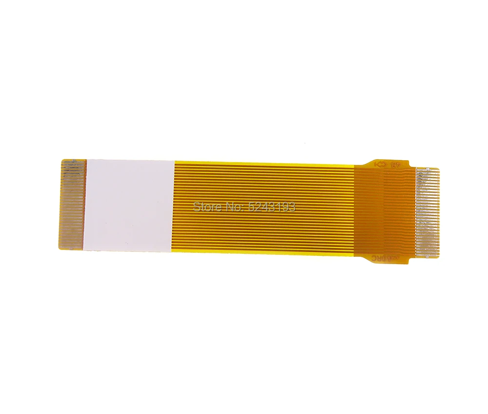 50 Uds para PS2 3W 5W Cable flexible de lente láser Cable de cinta de lente láser para consola PS2 30000 50000 consola de reparación de Color amarillo