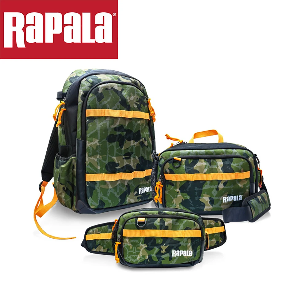 RAPALA Jungle Series Bag Fishing Backpack Waist Bag Messenger Bag Fishing Tackle Bag Multifunctional outdoor Bag