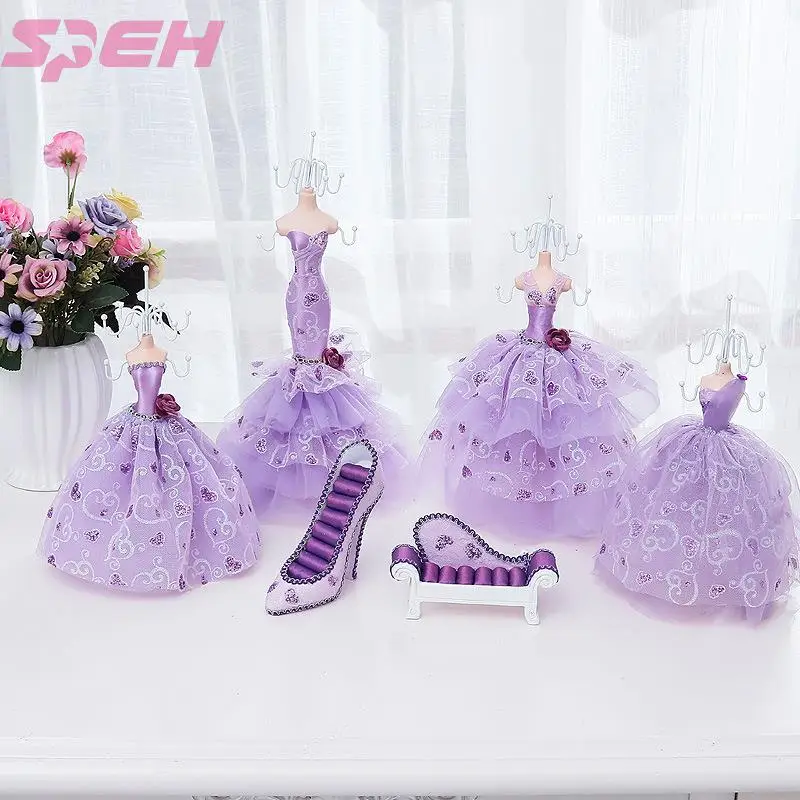 

Purple heart ultra fairy fantasy jewelry creative home furnishing articles web celebrity display shelf covered six times