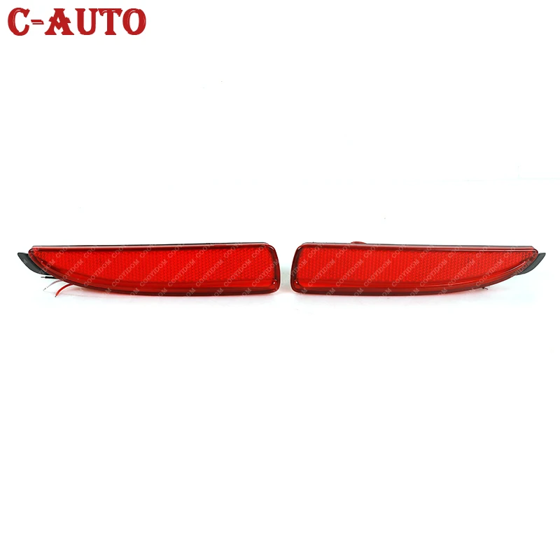 1 Pair Car Red Rear Bumper Reflector Brake Light For Mazda 5 CR19 2005 2006 2007 2008 2009 2010 Tail Brake Stop  Driving Lamp