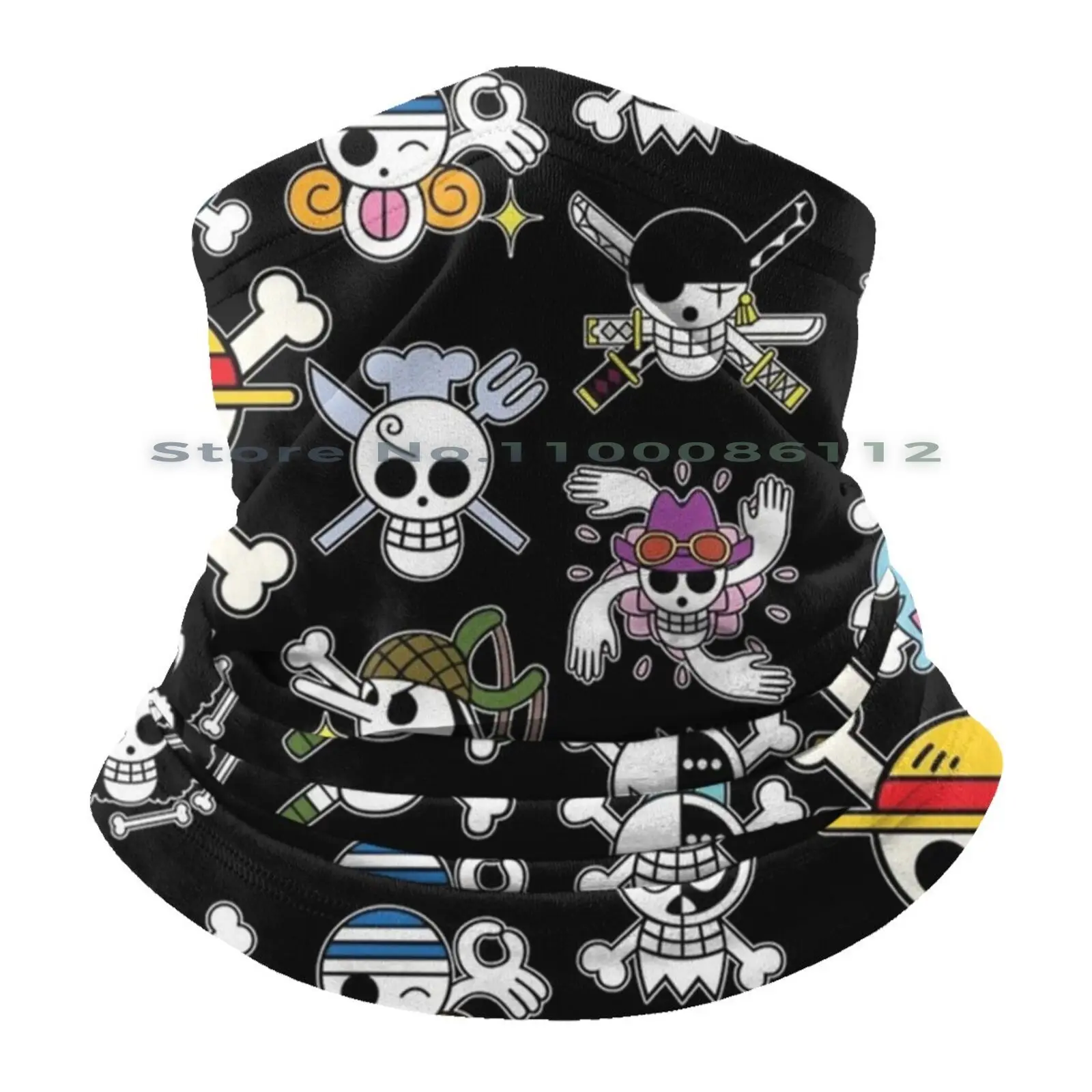 Pirate Flag Pattern Beanies Knit Hat Shonen Anime Manga Luffy Zoro Usopp Nami Franky Nico Robin Chopper Pirate Bounty Jolly