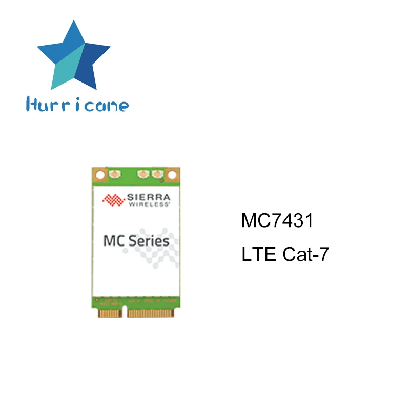 

MC7431 Sierra wireless LTE cat-7 module (300 Mbps DL) Cat-13 (150Mbps UL) MINIPCIE for Japan Korea Market