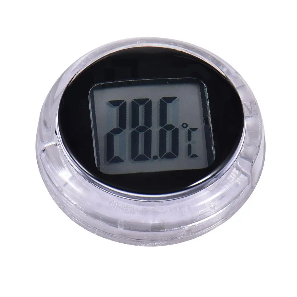 Motorcycle Clocks Meter Mini Precision Waterproof Motorcycle Digital Thermometer Stick-On Mount Watch Instrument Accessories