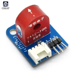 Analog Current Meter Module AC 5A Ammeter Electricity Sensor Module Board For Arduino Brick 5V I/O A12-100 Current Transformer