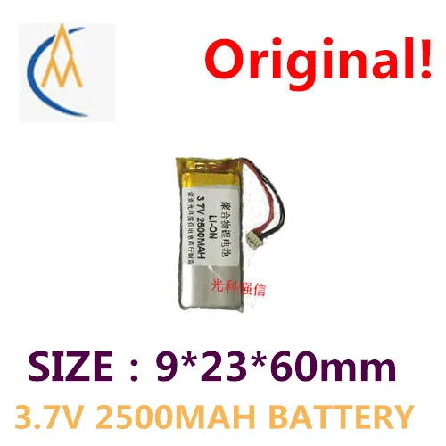 

buy more will cheap polymer li-ion battery 3.7 V 902360 2500 mah MP4 bluetooth speakers/equipment/mini mobile power WIFI