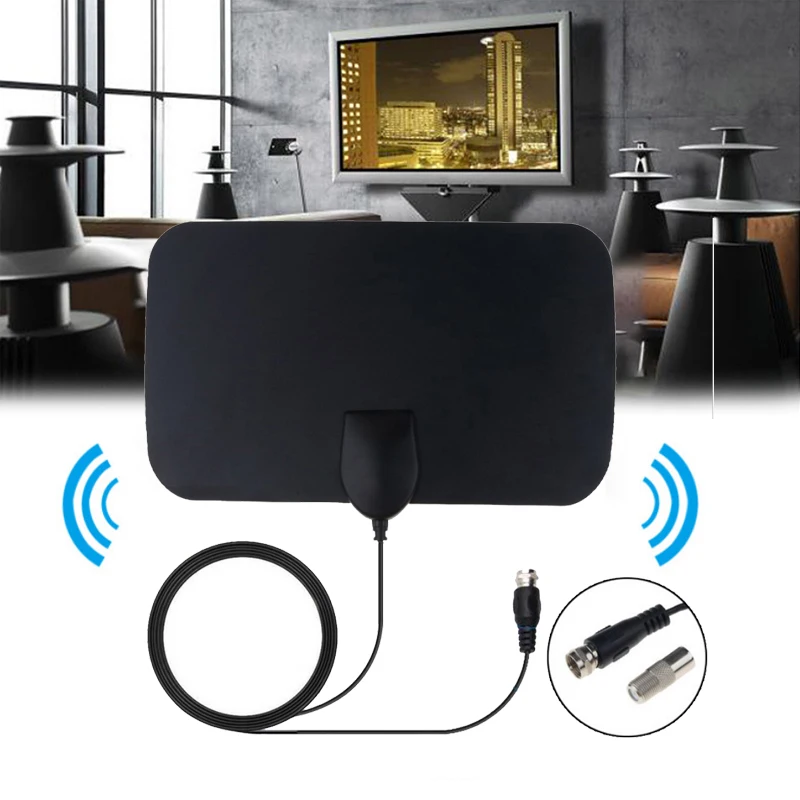 MAYTO 4K25DB Hd Tv Dtv Box Digitale High Gain Digital Antenna Mini HDTV Ground Wave TV Antenna DVB-T2 Receiving Antenna