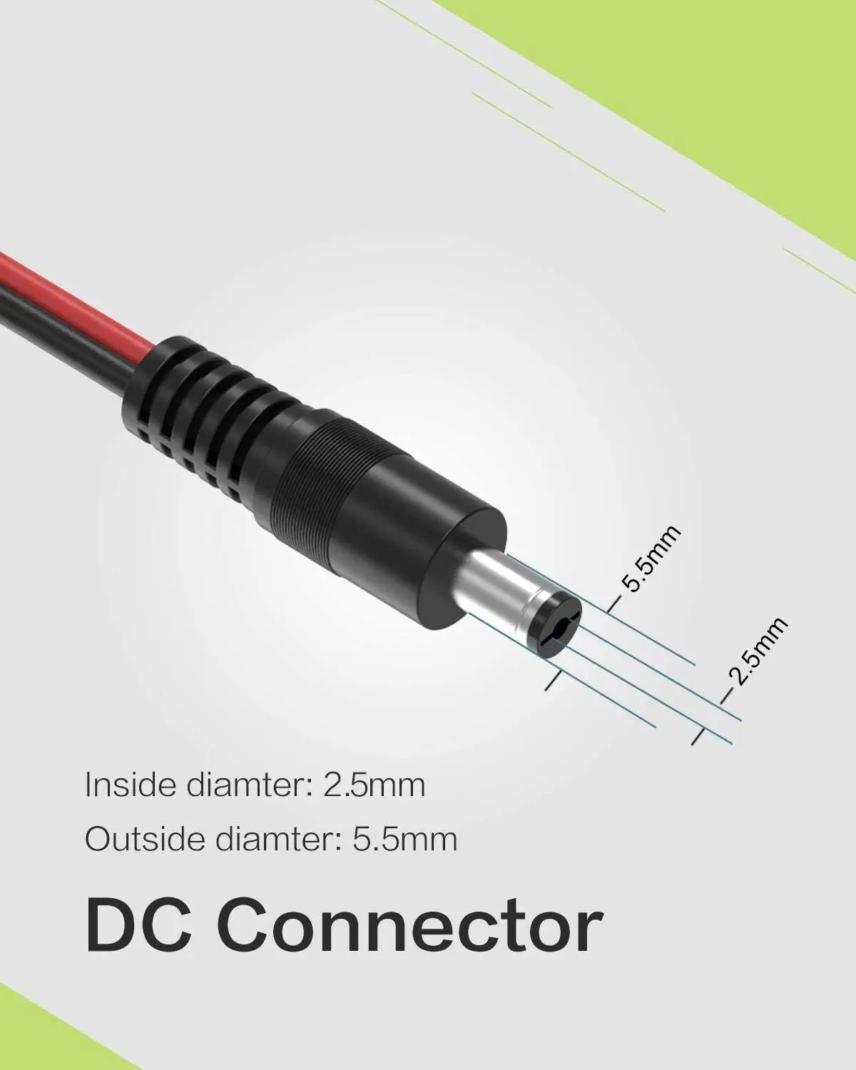 Imagem -06 - Kit de Acessórios de Painel Solar para Gerador de Estação de Energia 16awg dc 5.5*2.5 mm Adaptador Powerpolo Inclinado Anna Kit com Painel Solar Comprimento de 1.5m