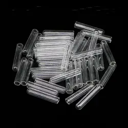 200pcs/lot 6*30mm 6*50mm 7*30mm 7*50mm Mini glass test tube Small ductule Lab canaliculus Fermentation tube