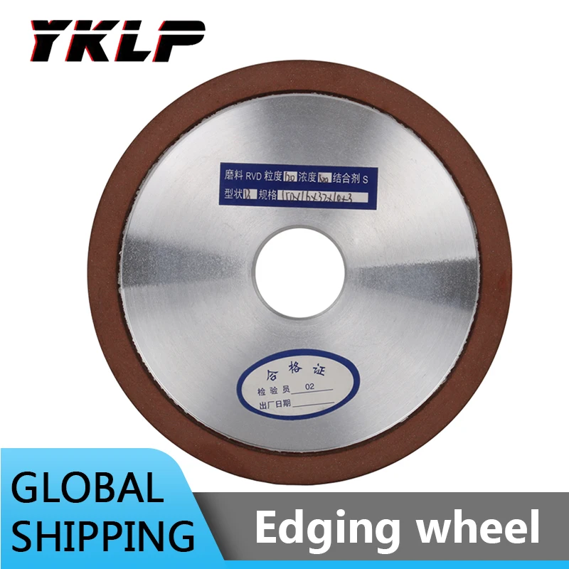D1 150mm Diamond Grinding Wheel Resin Grinder Cutter for Metalworking Milling Cutter Rotary Abrasive Tool 150/180/240/320#