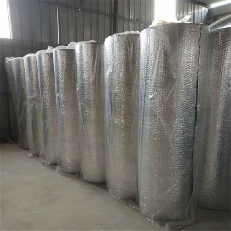 Double-sided aluminum film polyethylene aluminum foil insulation energy saving waterproof moisture insulation noise 1M X 3M