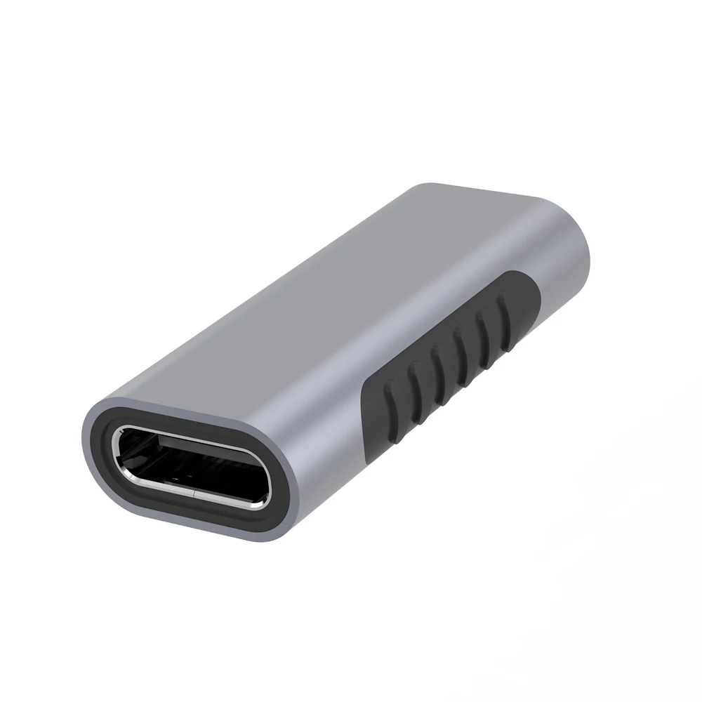 Adaptador USB tipo C hembra a hembra, Cable de extensión tipo C de aleación de aluminio de alta calidad para teléfono y tableta