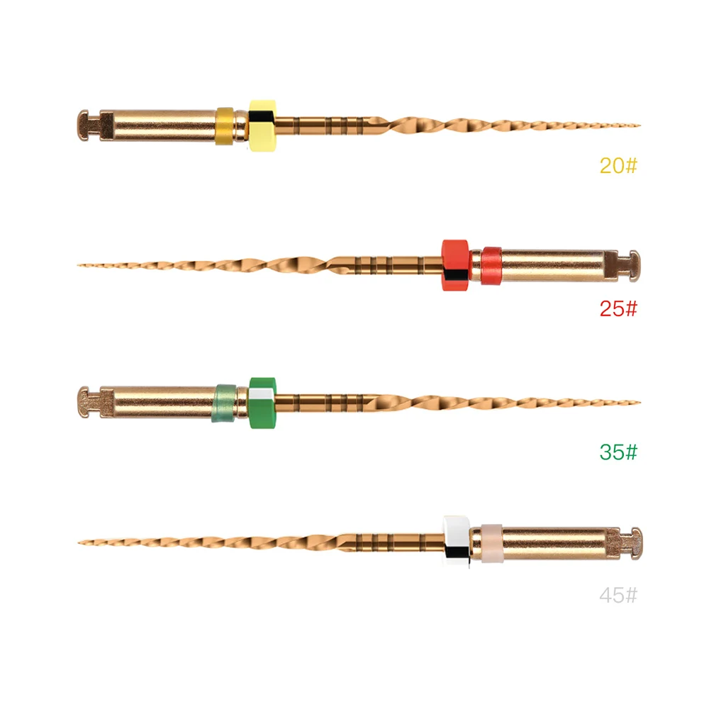 Dental Reciprocating Endodontic Root Canal Niti Primary File Dental Endo Rotary Files Wave OneGold for Root Canal Preparation