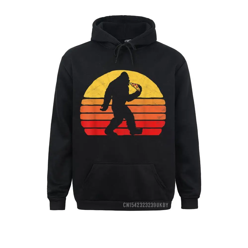 

Sasquatch And Pizza Funny Eating Bigfoot 80s Sun Graphic Hoody Men Plain Hoodies Sweatshirts Custom Long Sleeve Clothes