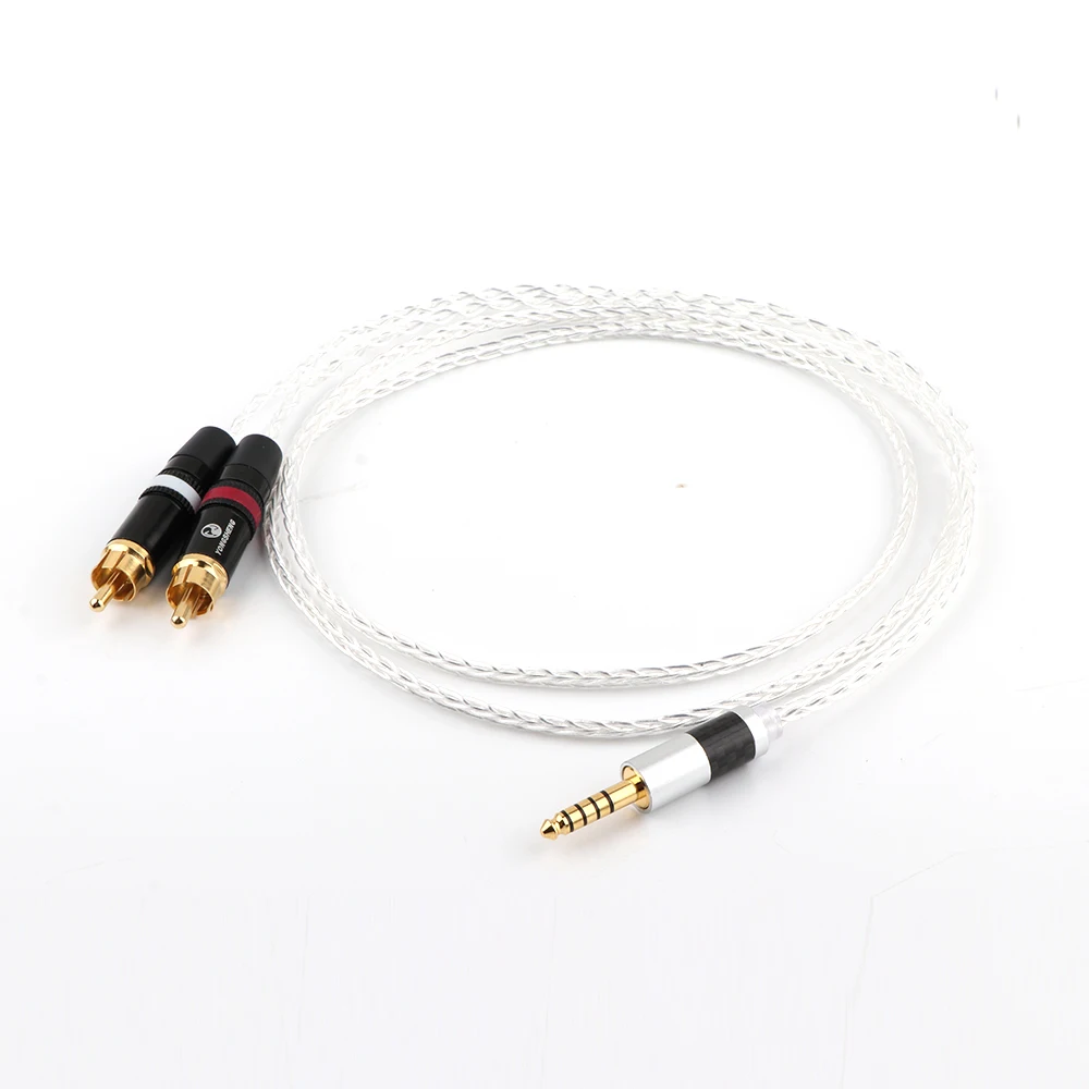 

HIFI 4.4mm to 2 RCA Audio Cable WM1A/1Z PHA-1A/2A Z1R 4.4mm Upgrade Cable