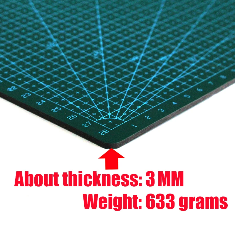 A3 Pvc Cutting Mat Double-sided Self Healing Cutting Board Fabric Leather Craft DIY  Cutting Pad Quilting Accessories 45cm*30cm