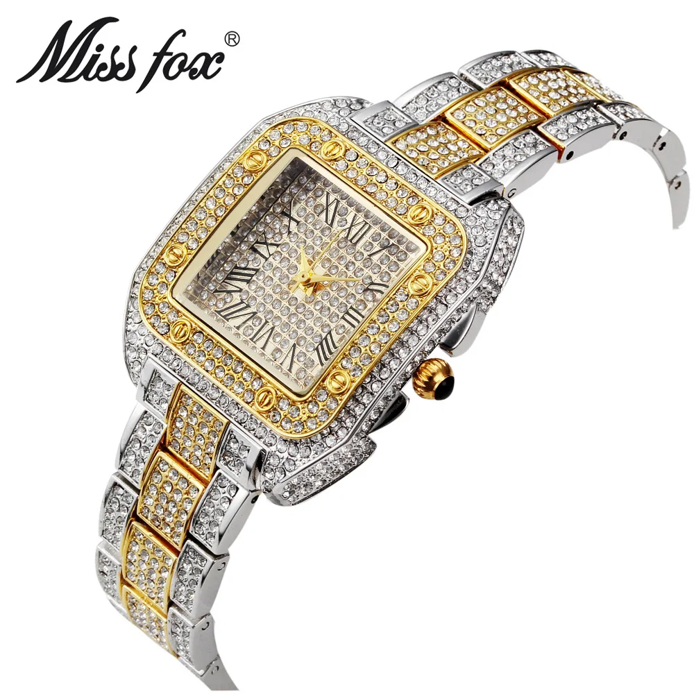 MISSFOX Ladies Wrist Watches Women Fashion Watch 2020 Brand Casual Square Carter Women Watches Waterproof Female Quartz Watch