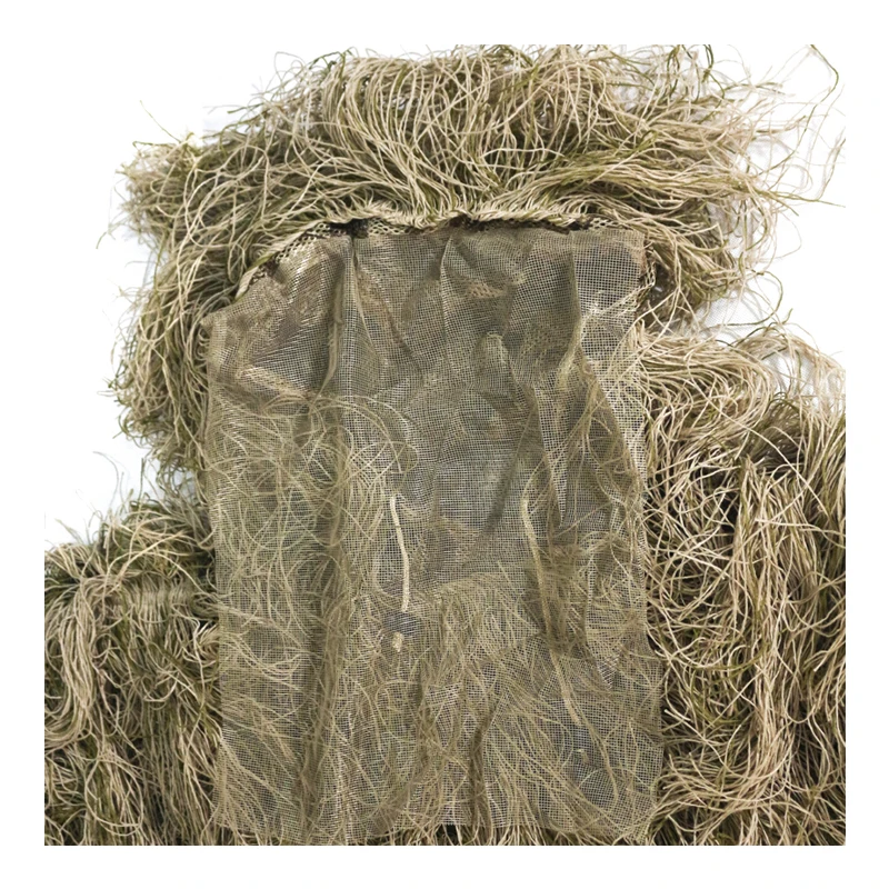 Photography  Withered Grass Clothes Hunting Cloak Ghillie Suit Ghillie Clothes  Camouflage Hunting Outdoor Jungle Hunting Poncho