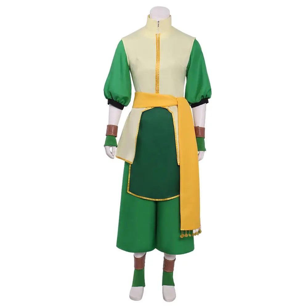 

Avatar The Last Airbender Cosplay Toph Beifong Cosplay Costume Adult Uniform Fancy Suit Custom Made L321