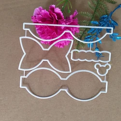 Building a bow Bowknot Metal Cutting Dies Decorative Scrapbooking Steel Craft Die Cut Embossing Paper Cards Stencils