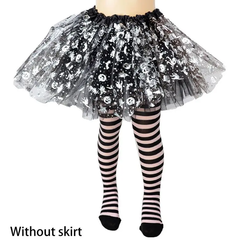 

Детские длинные колготки на Хэллоуин для девочек; Чулки с рисунком из мультфильма «паутина»; Полосатые колготки; Вечерние карнавальные костюмы