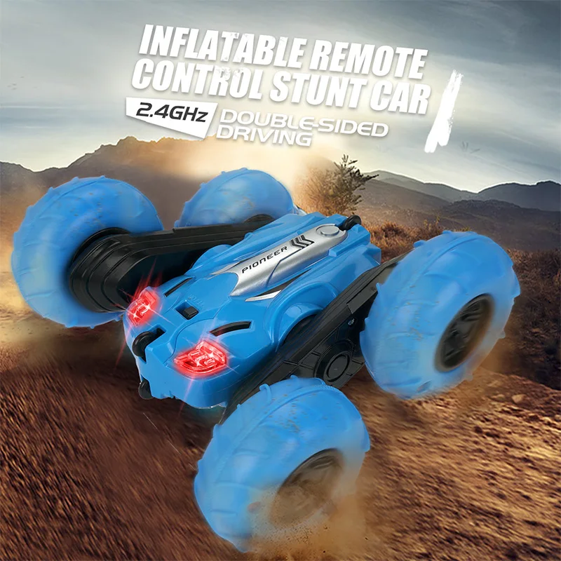 2.4G Mobil RC คู่ทางวิบาก Drift Stunt รถจำลอง Beach Racing ปีนเขารุ่นรถยนต์ไฟฟ้าของขวัญของเล่นเด็ก