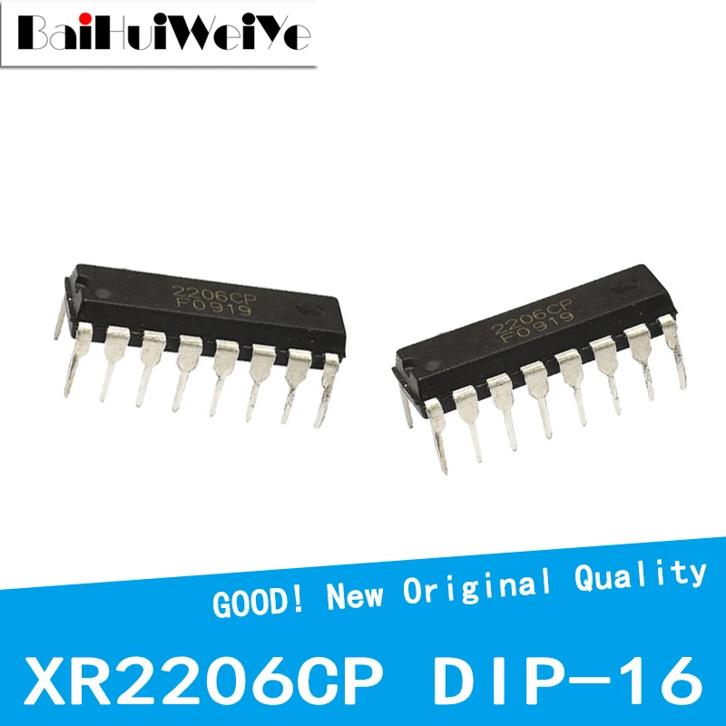 1PCS/LOT XR2206CP XR2206P 2206CP DIP-16 Function Generator Chip New Good Quality Chipset