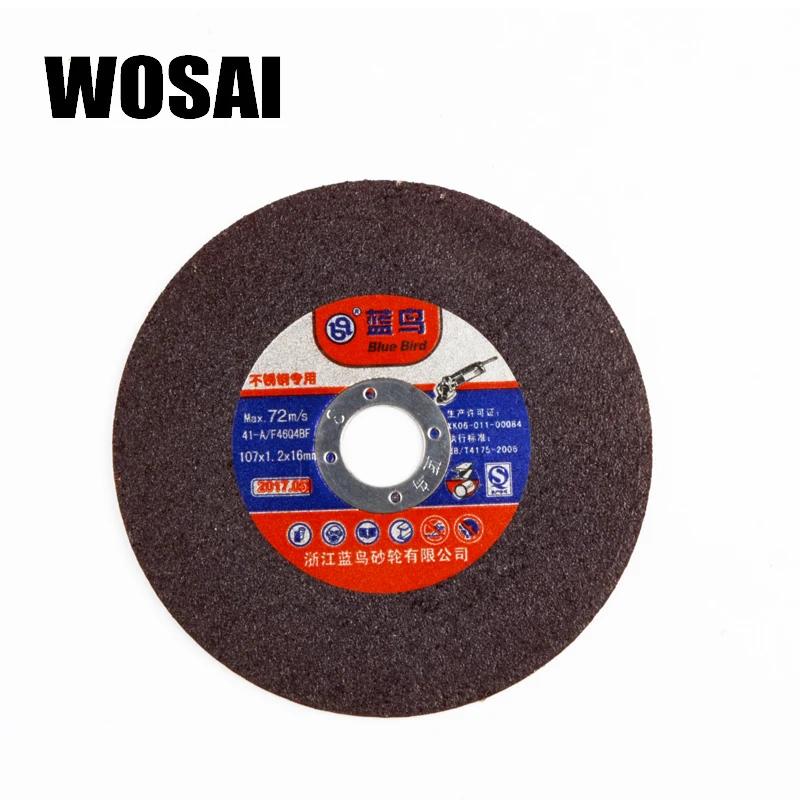 Woai-研削ホイール付きカッティングディスク,25個,107mm,金属切削工具,アングルグラインダー用,樹脂ディスク,研削刃カッター