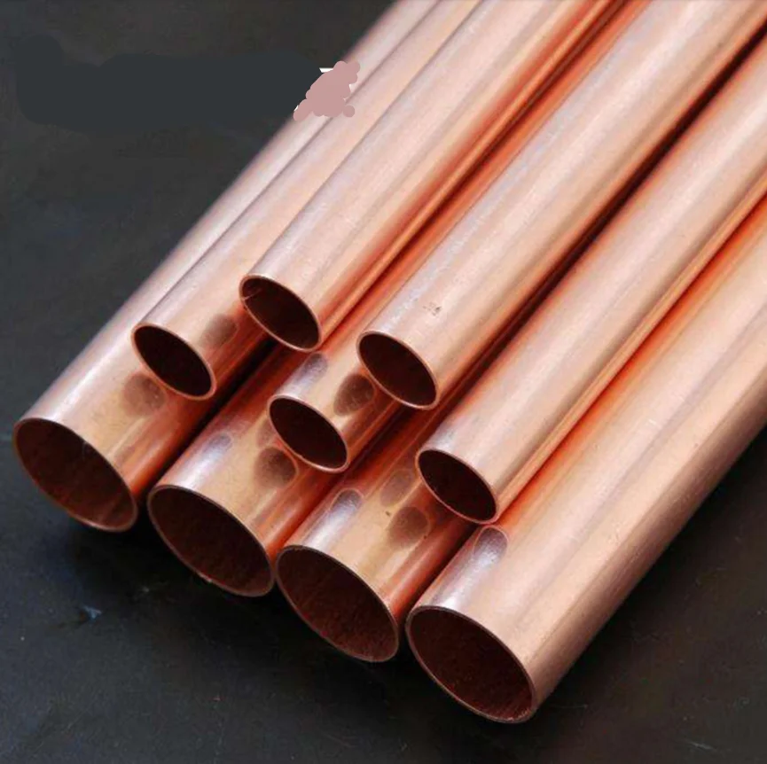 Red copper Tubes 24/25/27/28/29/30/32/35/40mm OD 245mm/495mm Length Hollow Straight Pipe Tubing for DIY crafts industrial