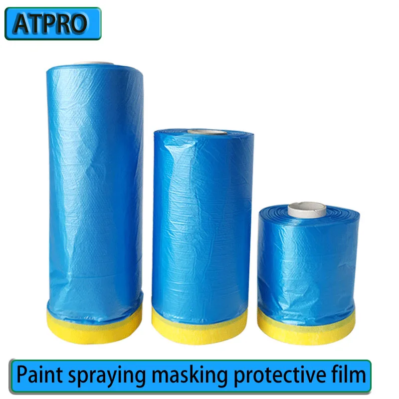 

Thick blue Special Masking Film For Automobile Spray Paint Does Not Fall Off The Paint Protective Film Paint Protective Film