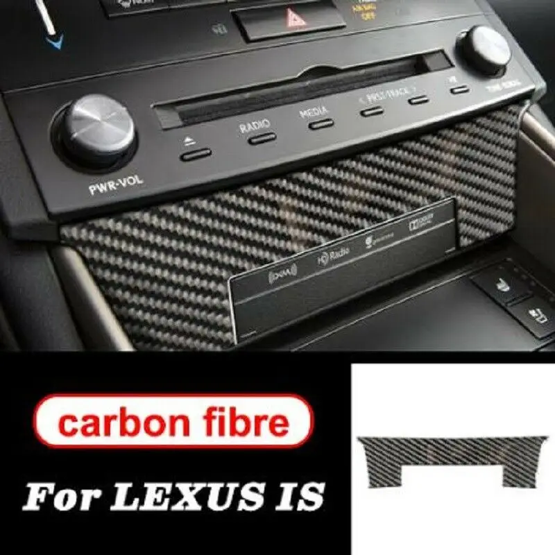 

Carbon Fiber Central Console Panel Trim For Lexus IS250 300 350 2013-2019 Type B
