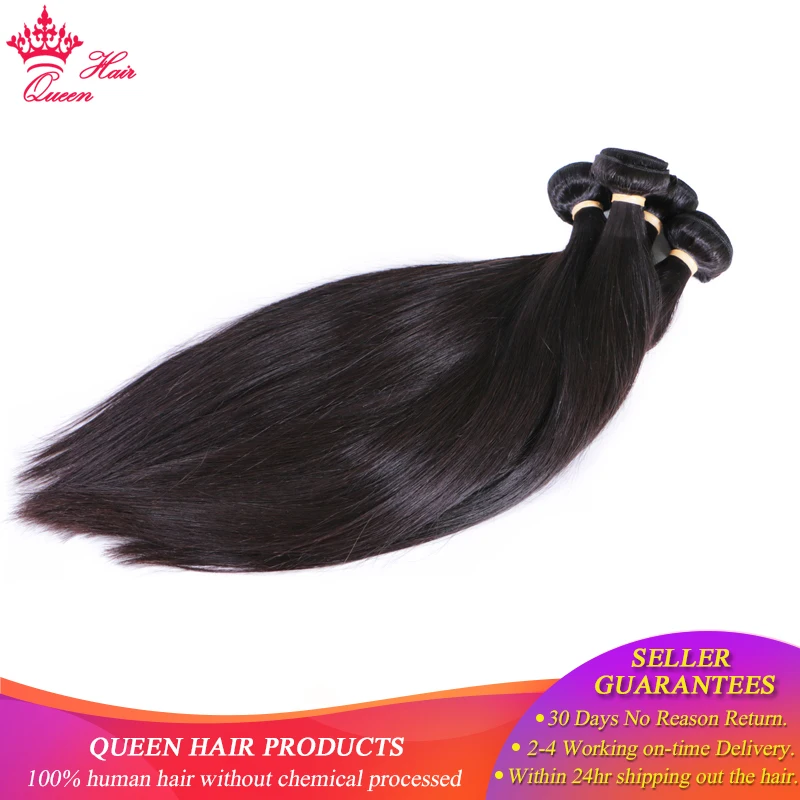 Burmese Hair Straight / Body Wave / Deep Curly 100% Human Raw Hair Extensions Natural Color Very soft Queen Hair Official Store