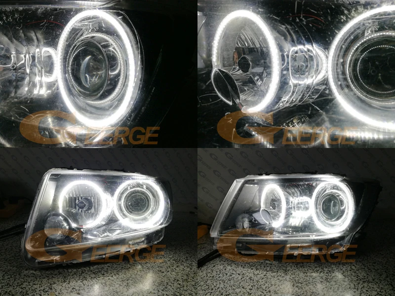 For JEEP COMPASS 2011 2012 2013 2014 2015 2016 Ultra Bright SMD LED Angel Eyes Kit Halo Rings Day Light