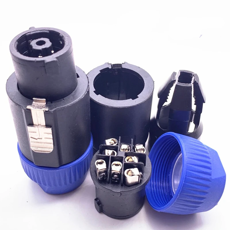 1 قطعة الصوت أفضل المتكلم 8Pin Powercon التوصيل Speakon موصلات كابل 8 القطب التوصيل ذكر مكبر صوت مقبس توصيل بالجملة