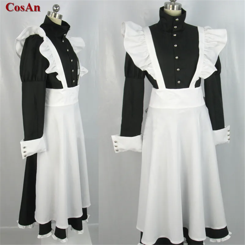 New Anime BLACK LAGOON Roberta/Rosarita Cosplay Costume Sweet Lovely Maid Outfit Activity Party Role Play Clothing Custom-Make