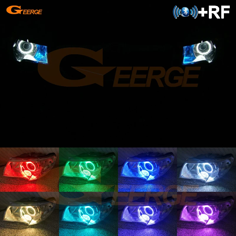 For Skoda Superb 2 II 3T4 3T5 2008 2009 2010 2011 2013 Bluetooth APP Ultra Bright Multi-Color RGB Led Angel Eyes Kit Halo Rings