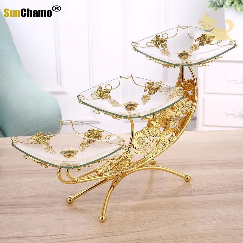 

Fruit Plate Home 2022 New Snack Atmosphere High-end Sense of Decoration Light Luxury Living Room Accessories Coffee Craft Gifts