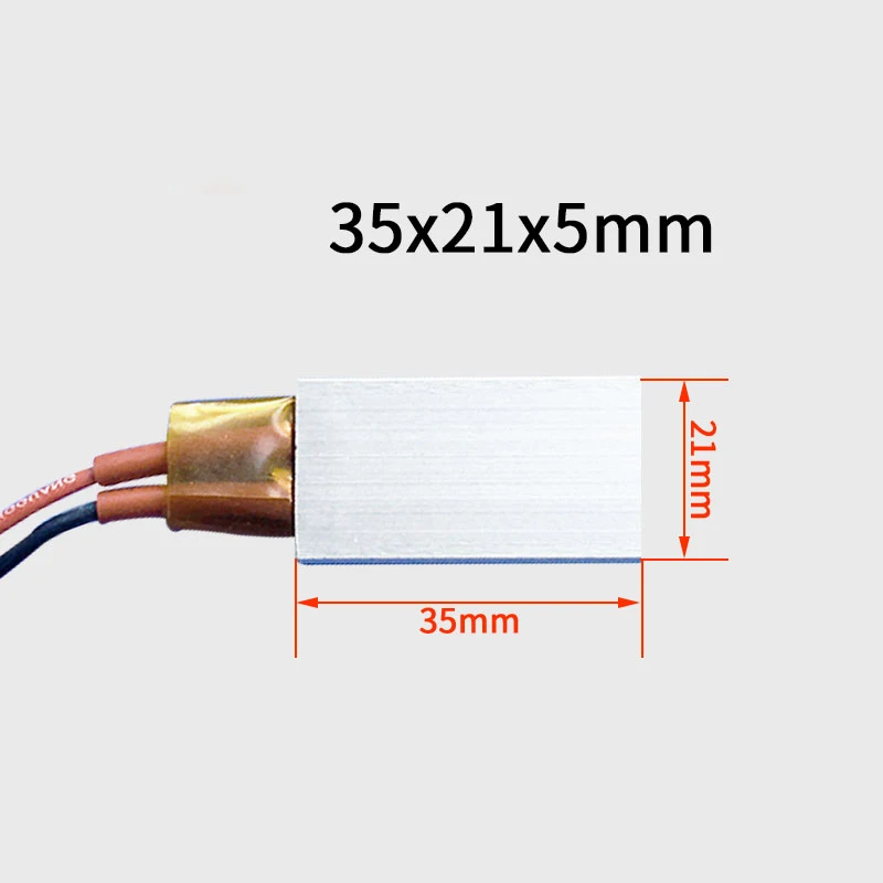 35*21mm PTC Heating Element 12-220V  Constant Temperature Thermistor Air Heating Sensor Aluminum Hair Dryer Curlers Heater