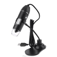 USB Digital Microscope 8 LED 1000X Electronic Endoscope Camera Magnifier Protable with Stand Holder A06 21 Dropship