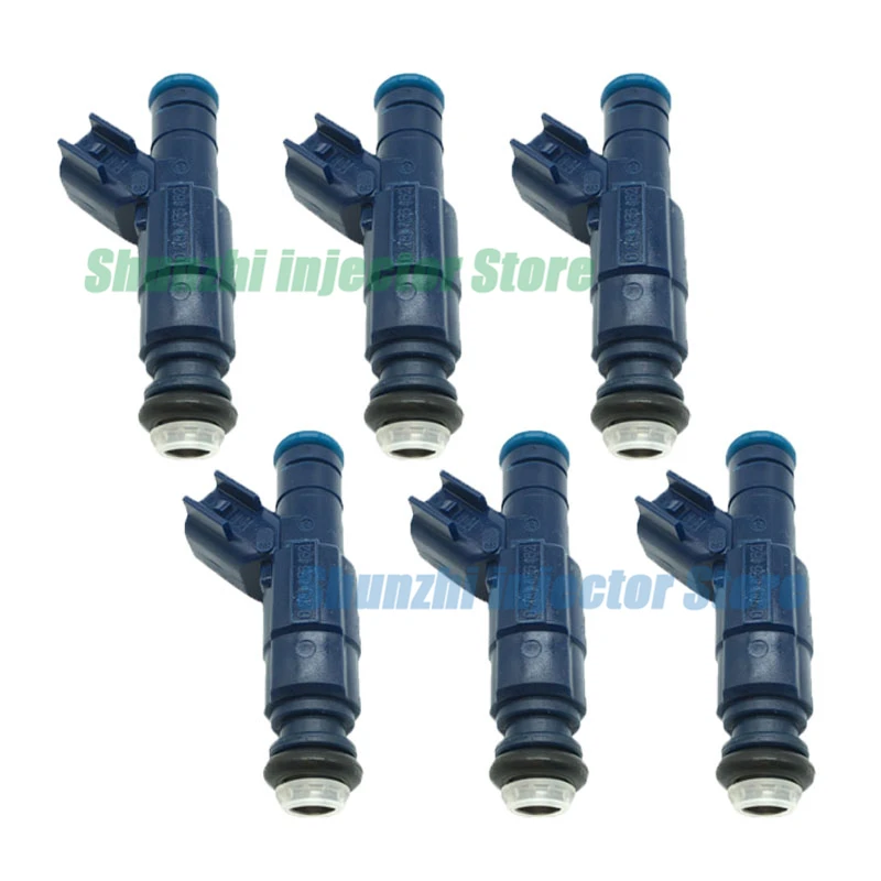 6pcs Fuel Injector Nozzle For FORD FOCUS / ECOSPORT OEM:0280156162 0 280 156 162 3M6G-BA 3M6GBA