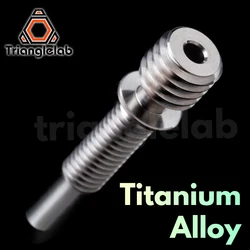 Trianglelab Aleación de titanio Hemera HOTEND Heatbreak Hemera V6 HOTEND Hemera Heat Break Hemera Disipador de calor Fabricación especial