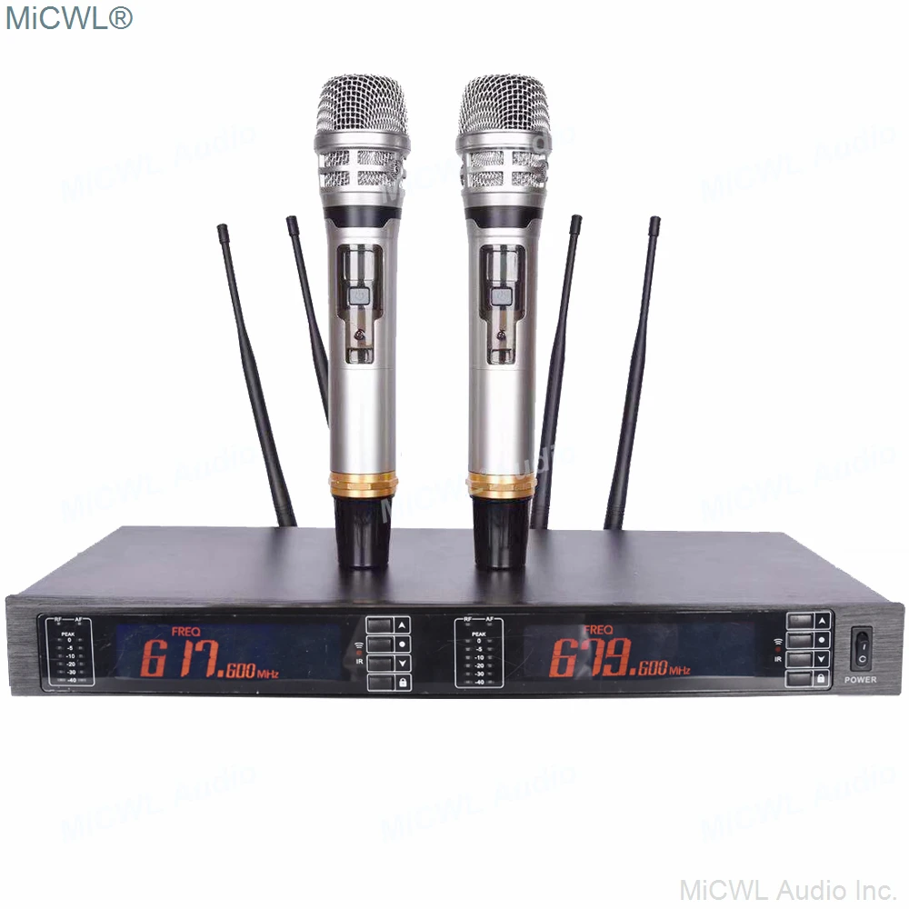 MiCWL – KSM8 2 Microphones à main, système dynamique cardioïde, 200 canaux UHF, haute qualité, micros FexEx UPS EMS, livraison gratuite