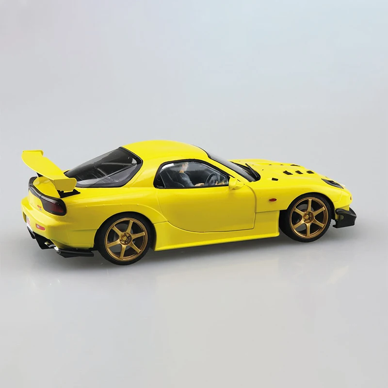 Modelo de coche ensamblado de plástico 1/24 AOSHIMA-05955 inicial D FD3S RX-7 colección para adultos Kit de modelo ensamblado DIY