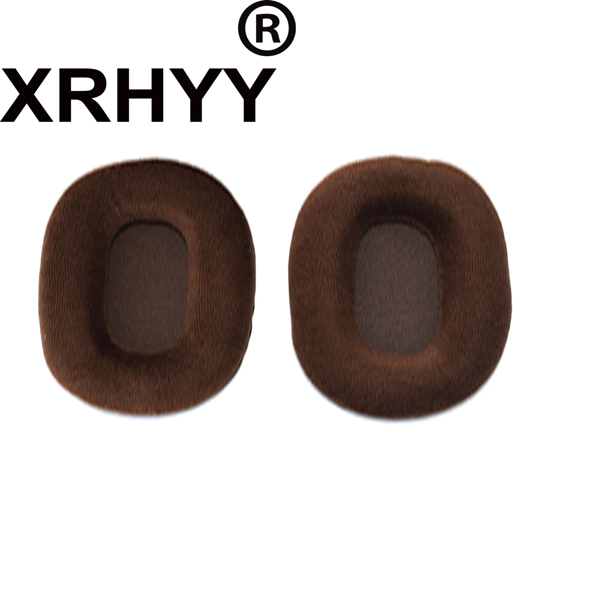 XRHYY Brown Velvet Replacement Earpads Ear Pad Ear Cups Ear Cushion Foam Cover For ATH-M50 M50S M50X M30 M40 ATH-SX1 Headphones