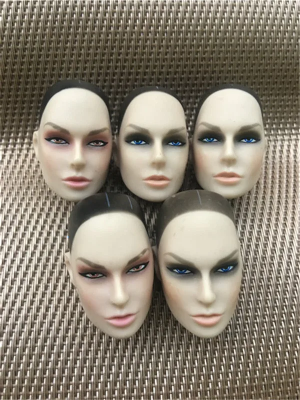 Original Tonner IT Doll Bald Head DIY Painting Toys Makeup Learning and Hair DIY Planting Doll Heads 1/4 1/6 Size Head